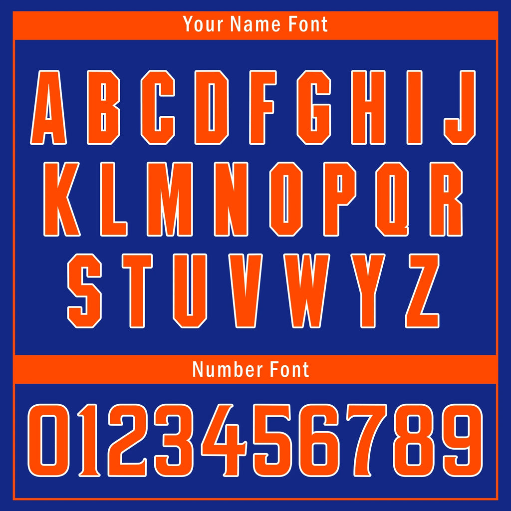 Custom Blue Orange Stripe Fashion Personalized Authentic Baseball Jersey BSBJ01-D017250 - Coolcustomize