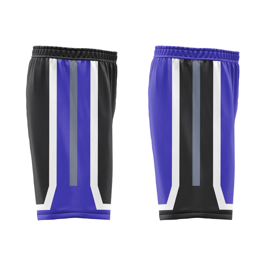 Custom Black Blue Classic Style Reversible Basketball Uniform Personalized Ordinary BBJR-D017036 - Coolcustomize