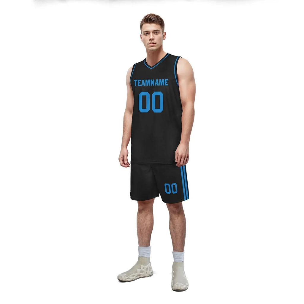 Custom Black Classic Style Sports Uniform Basketball Jersey BBJ01-D020105-6 - Coolcustomize