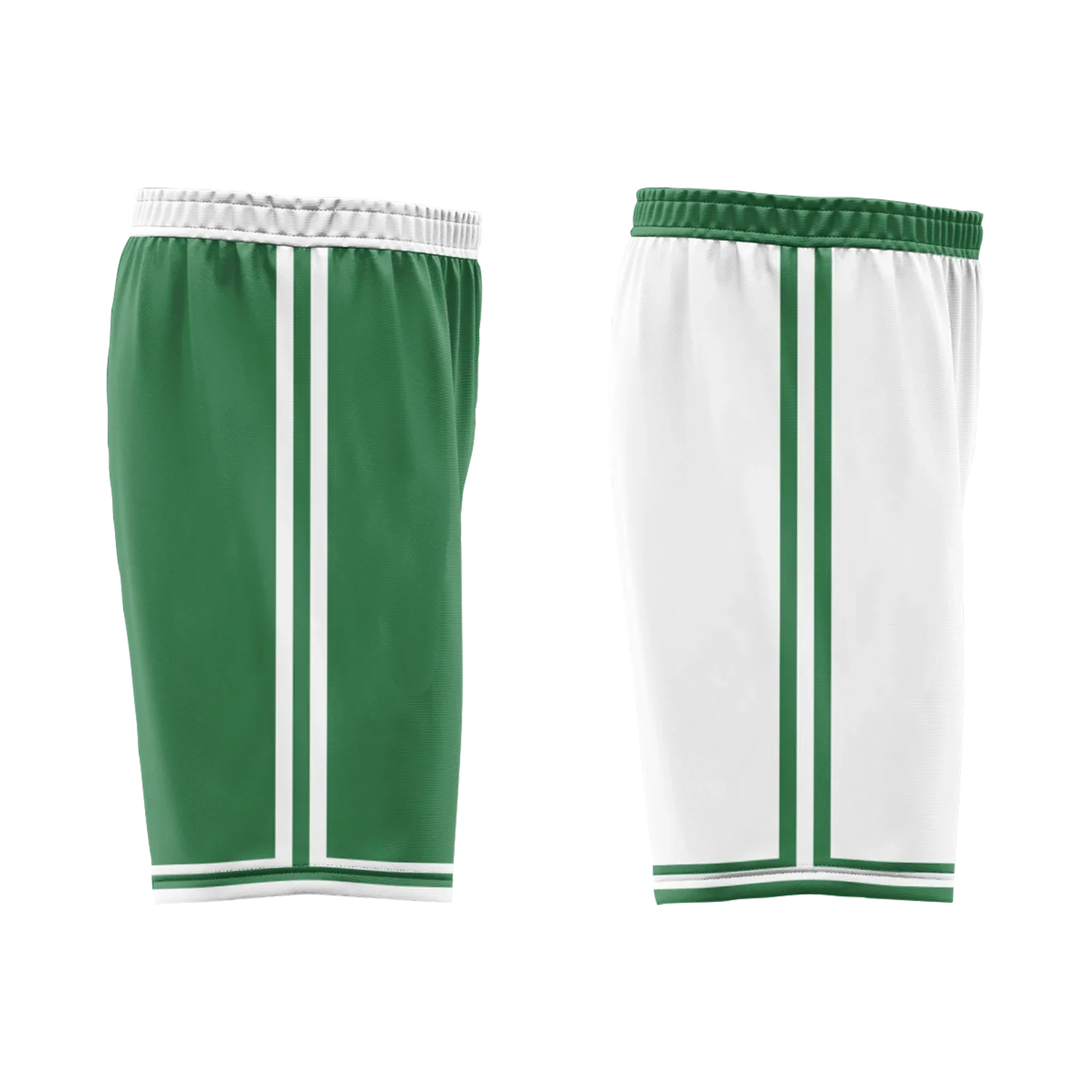 Custom Green White Classic Style Reversible Basketball Uniform Personalized Ordinary BBJR-D017001 - Coolcustomize