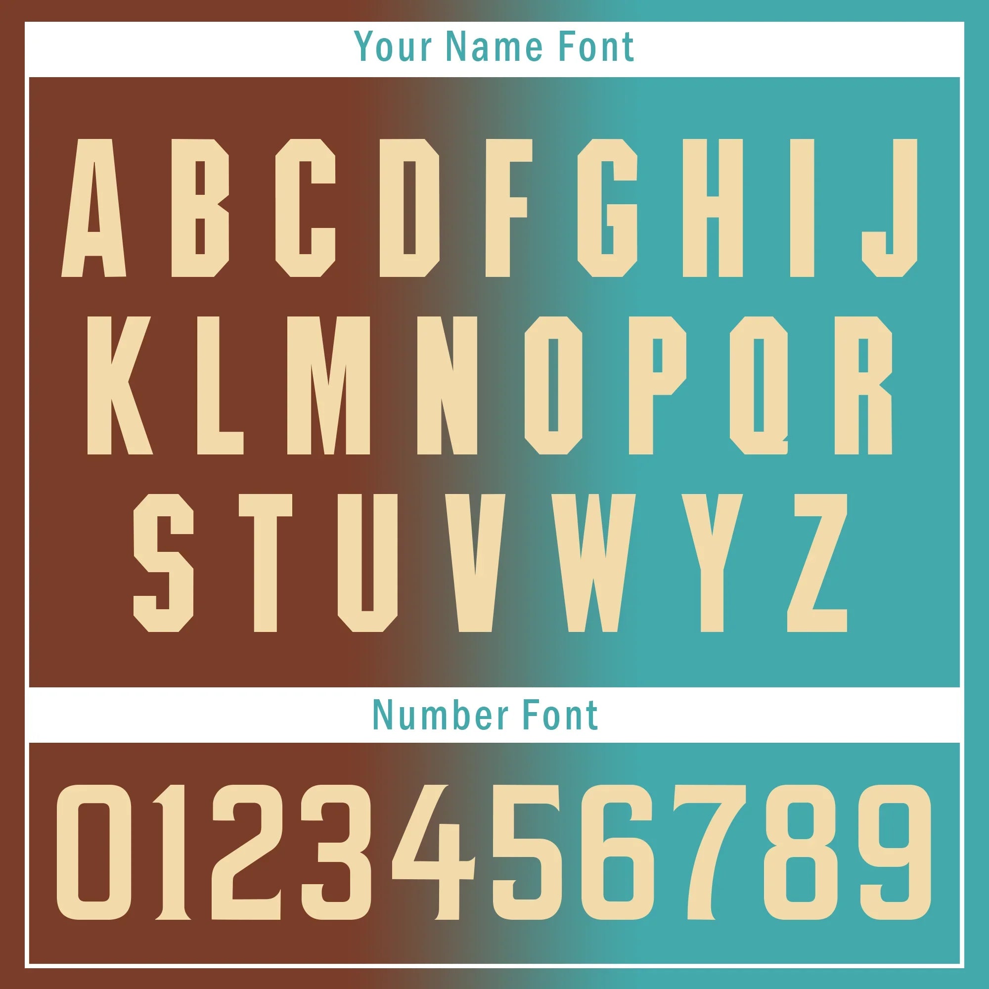 Custom Brown Cyan Gradient Fashion Personalized Authentic Baseball Jersey BSBJ01-D0a7088 - Coolcustomize