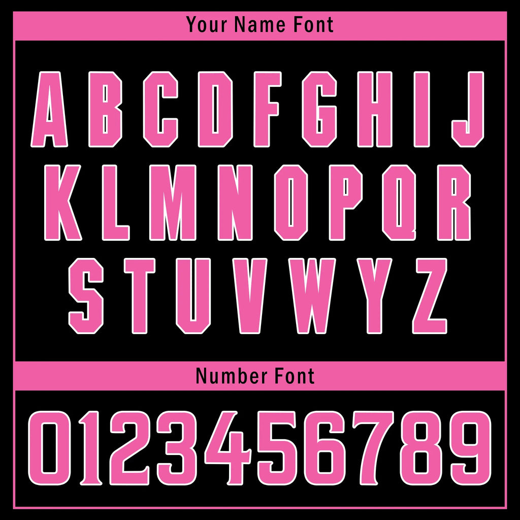 Custom Black Pink Raglan Sleeves Personalized Authentic Baseball Jersey BSBJ01-D017198 - Coolcustomize