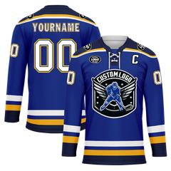 Custom Blue Personalized Hockey Jersey HCKJ01-D0a70cd