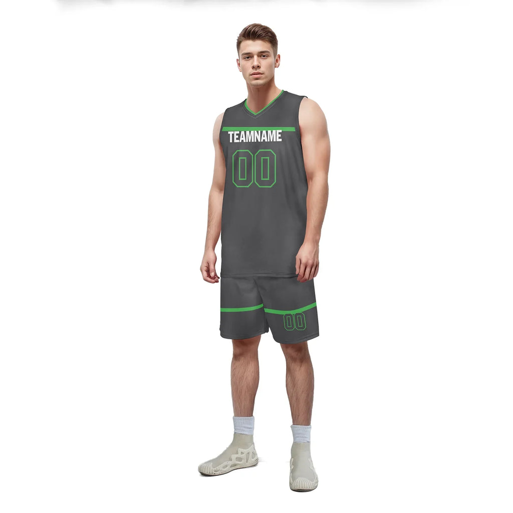 Custom Grey Classic Style Sports Uniform Basketball Jersey BBJ01-bd0a70df - Coolcustomize