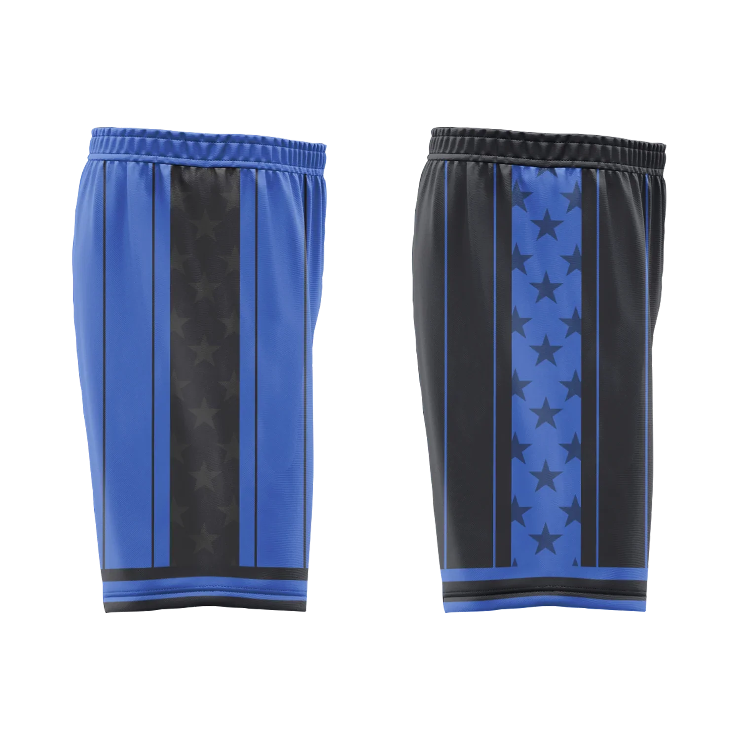 Custom Blue Black Classic Style Reversible Basketball Uniform Personalized Ordinary BBJR-D017055 - Coolcustomize