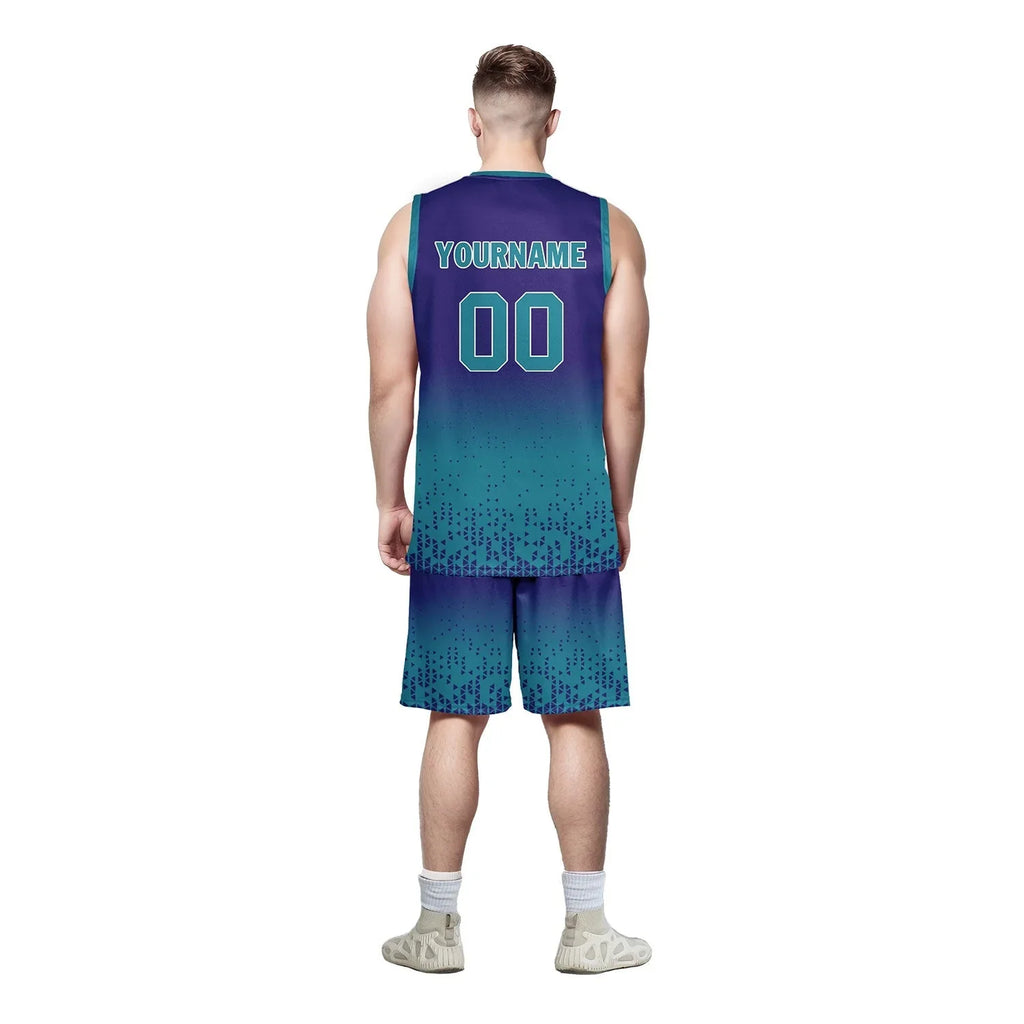 Custom Blue Fade Fashion Sports Uniform Basketball Jersey BBJ01-D020102-9 - Coolcustomize