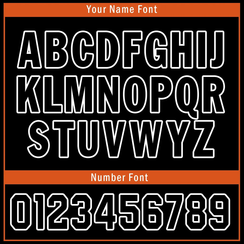 Custom Black Orange Personalized Hockey Jersey HCKJ01-D0a70ec - Coolcustomize