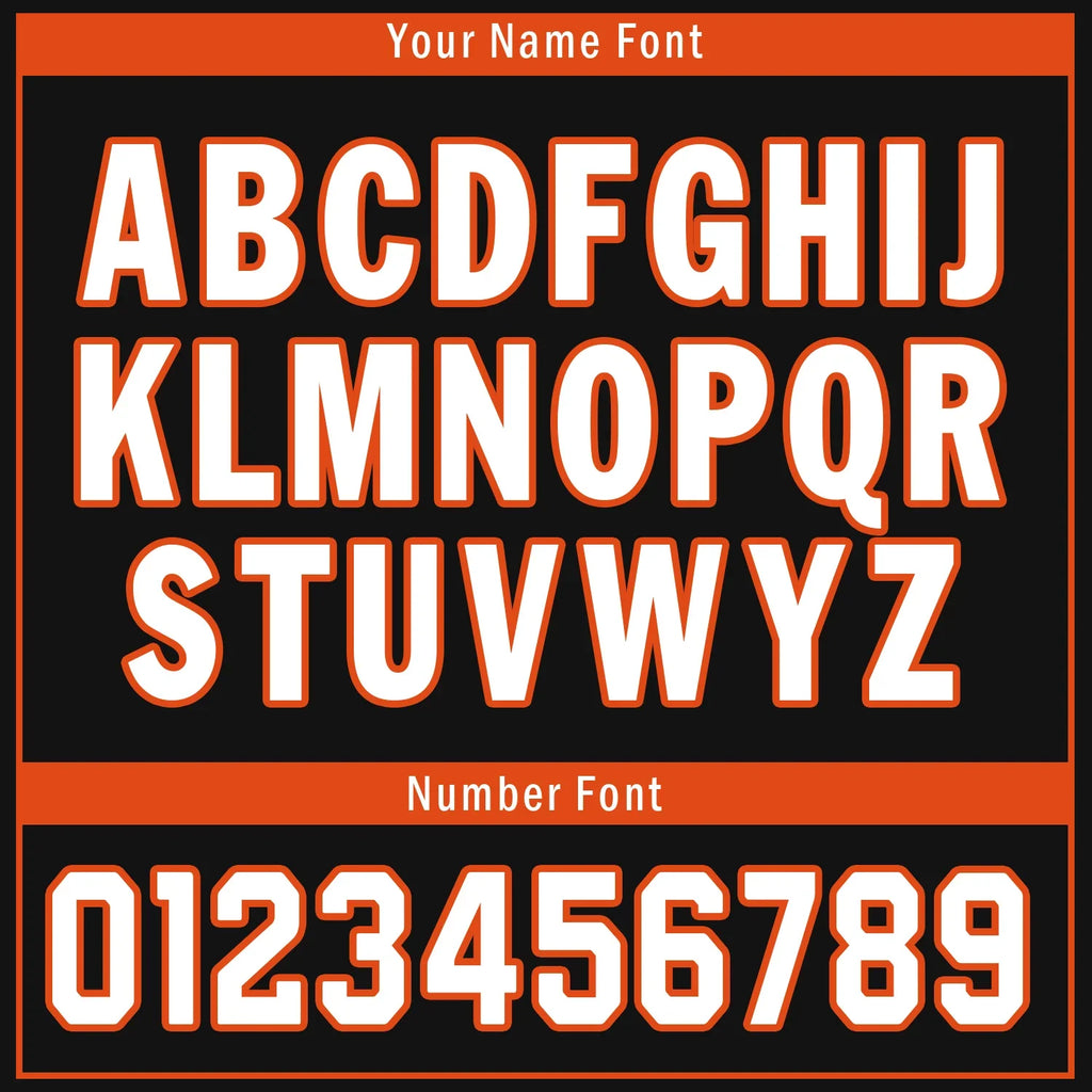 Custom Black Orange Personalized Hockey Jersey HCKJ01-D0a70d8 - Coolcustomize