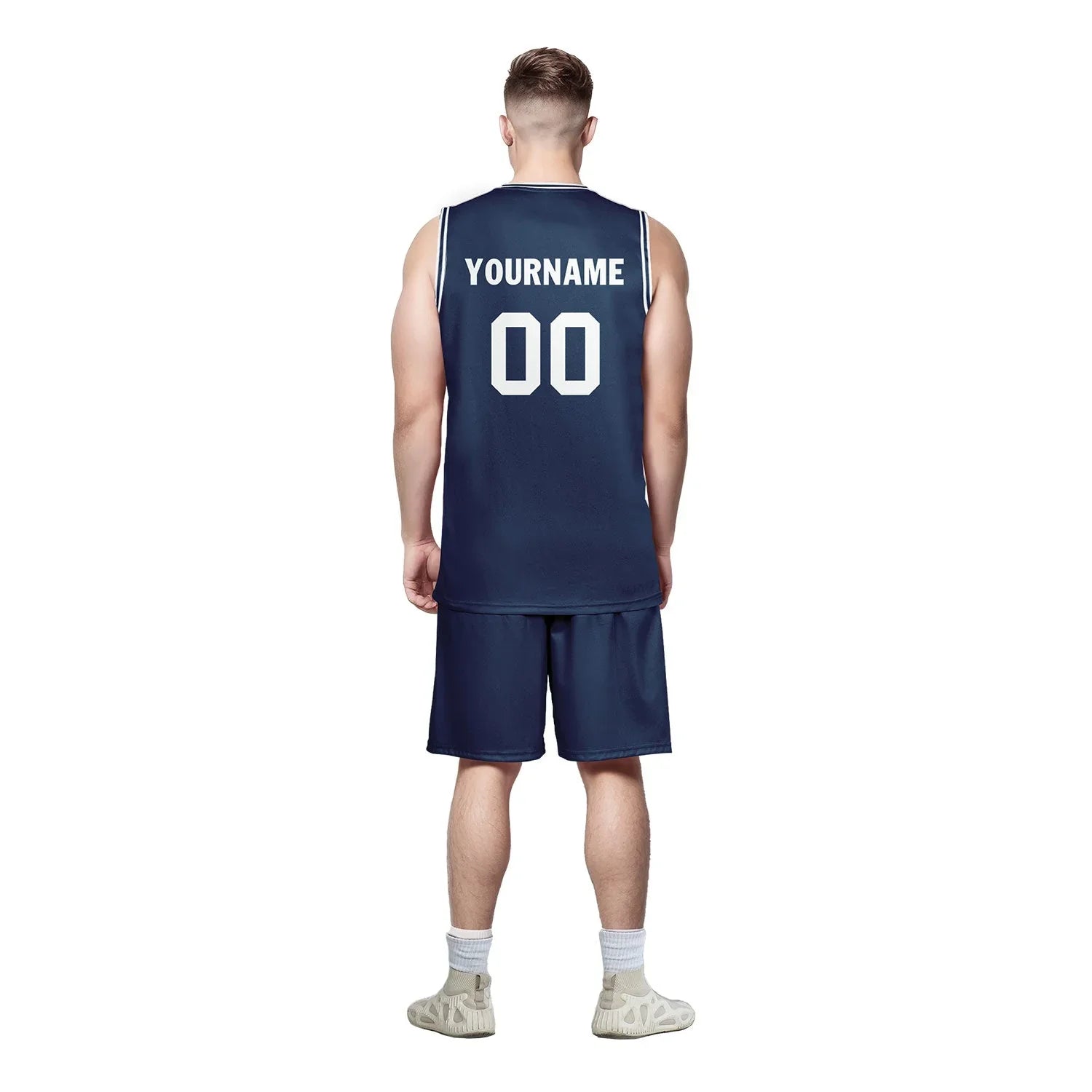 Custom Blue Classic Style Sports Uniform Basketball Jersey BBJ01-D020105-9 - Coolcustomize