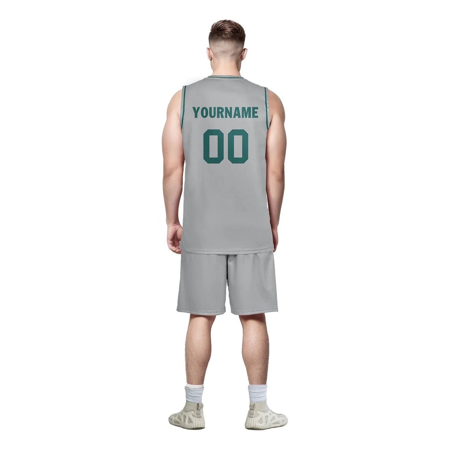 Custom Gray Classic Style Sports Uniform Basketball Jersey BBJ01-D020105-20 - Coolcustomize