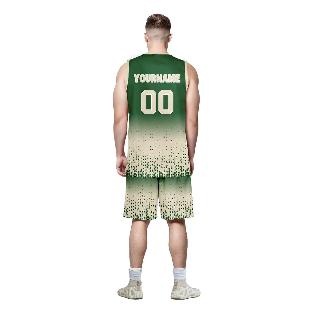 Custom Green Yellow Fade Fashion Sports Uniform Basketball Jersey BBJ01-D020102-7 - Coolcustomize