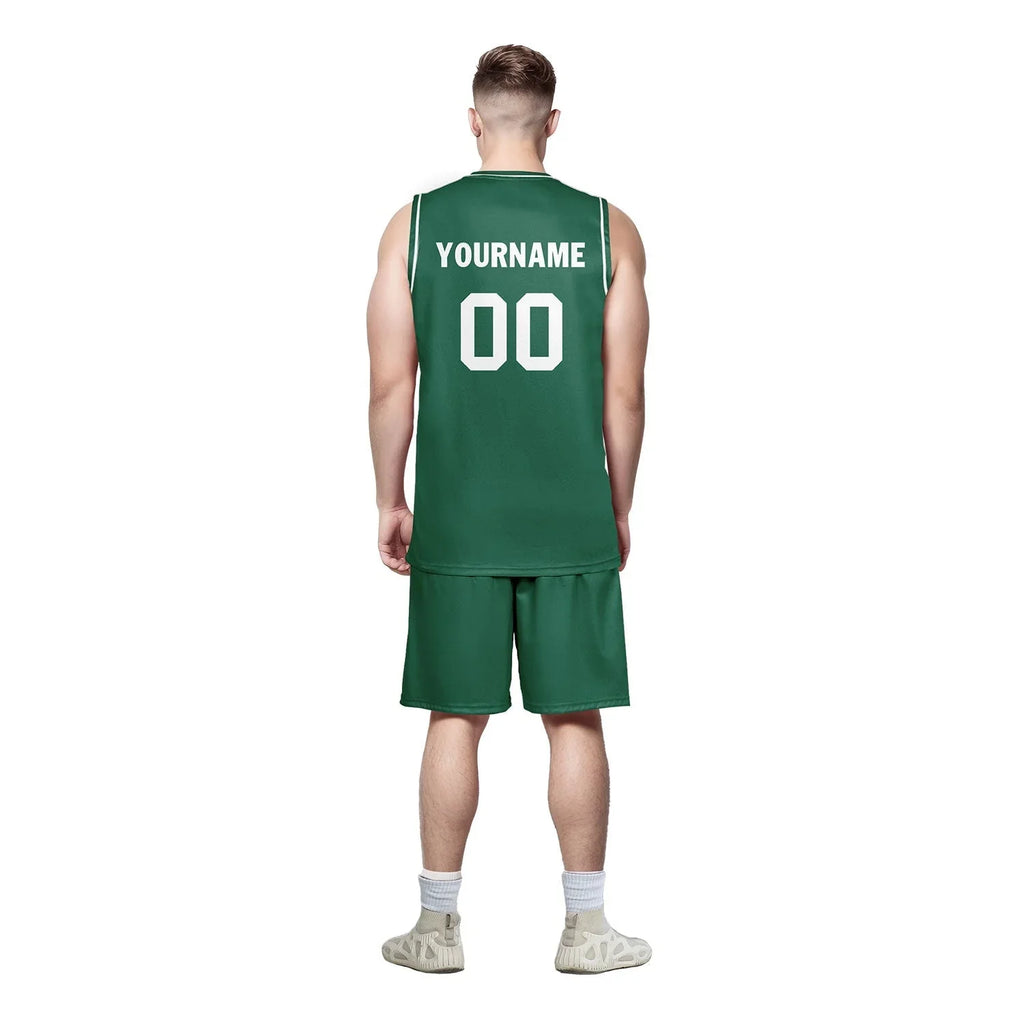 Custom Green Classic Style Sports Uniform Basketball Jersey BBJ01-D020105-22 - Coolcustomize