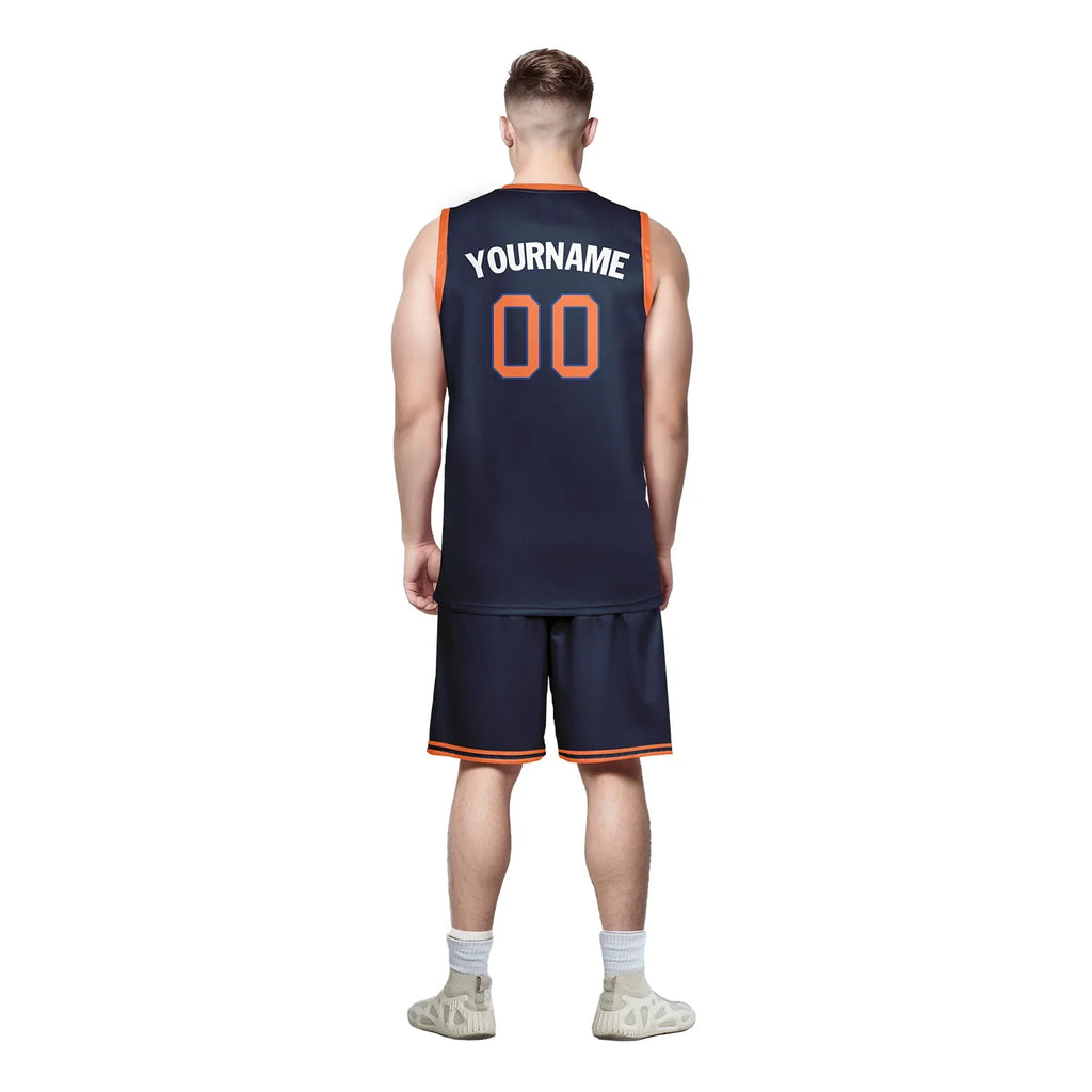 Custom Blue Orange Classic Style Sports Uniform Basketball Jersey BBJ01-bd0a70ae - Coolcustomize