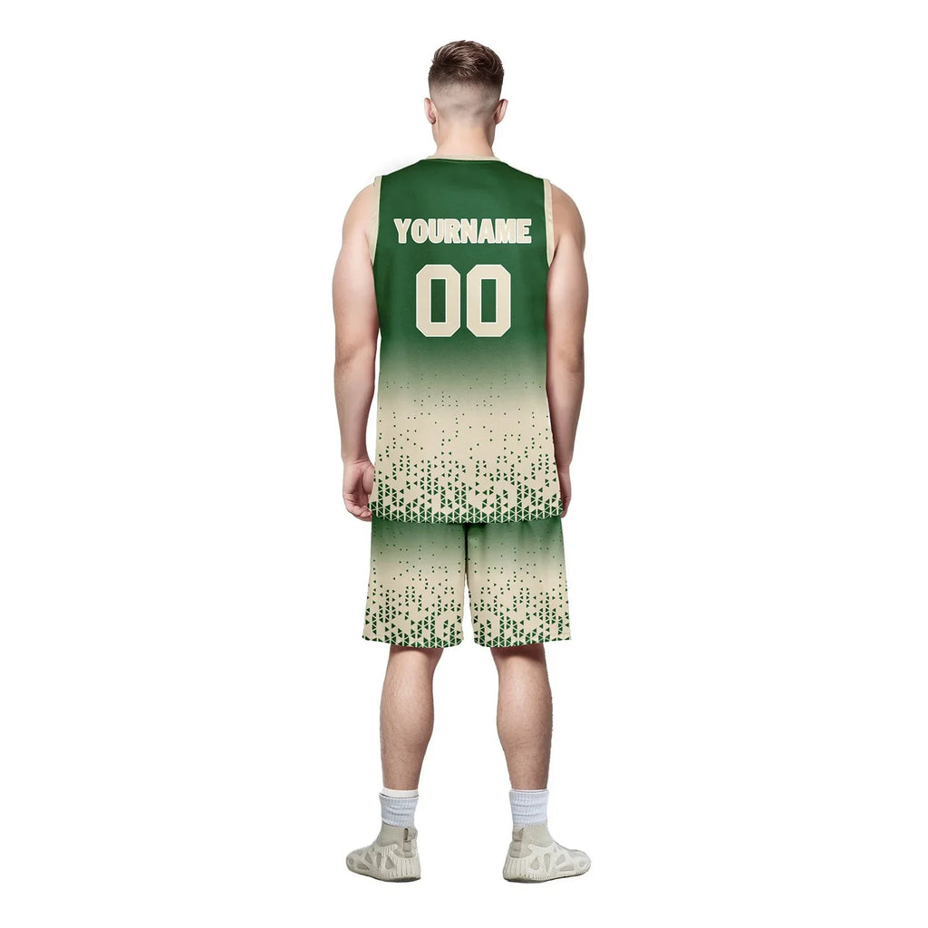 Custom Green Yellow Fade Fashion Sports Uniform Basketball Jersey BBJ01-D020102-7 - Coolcustomize