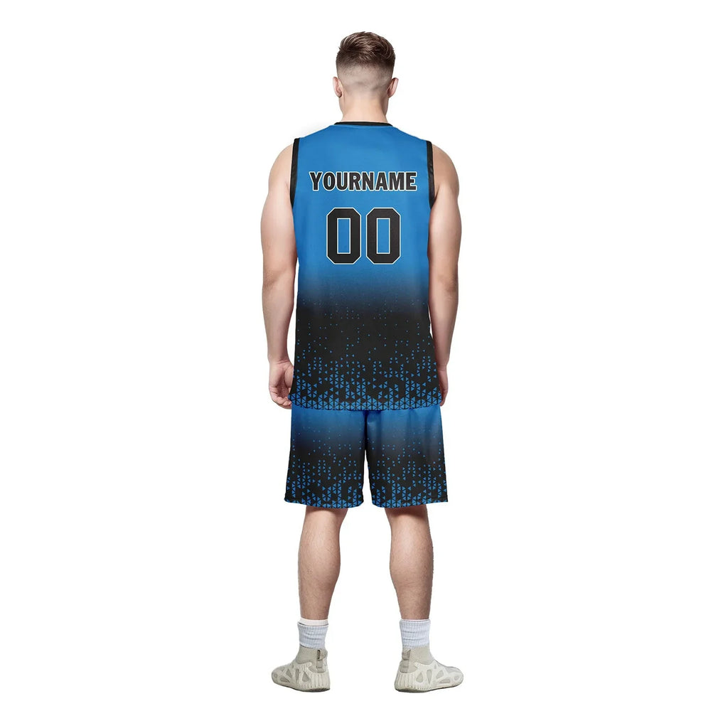 Custom Blue Black Fade Fashion Sports Uniform Basketball Jersey BBJ01-D020102-11 - Coolcustomize