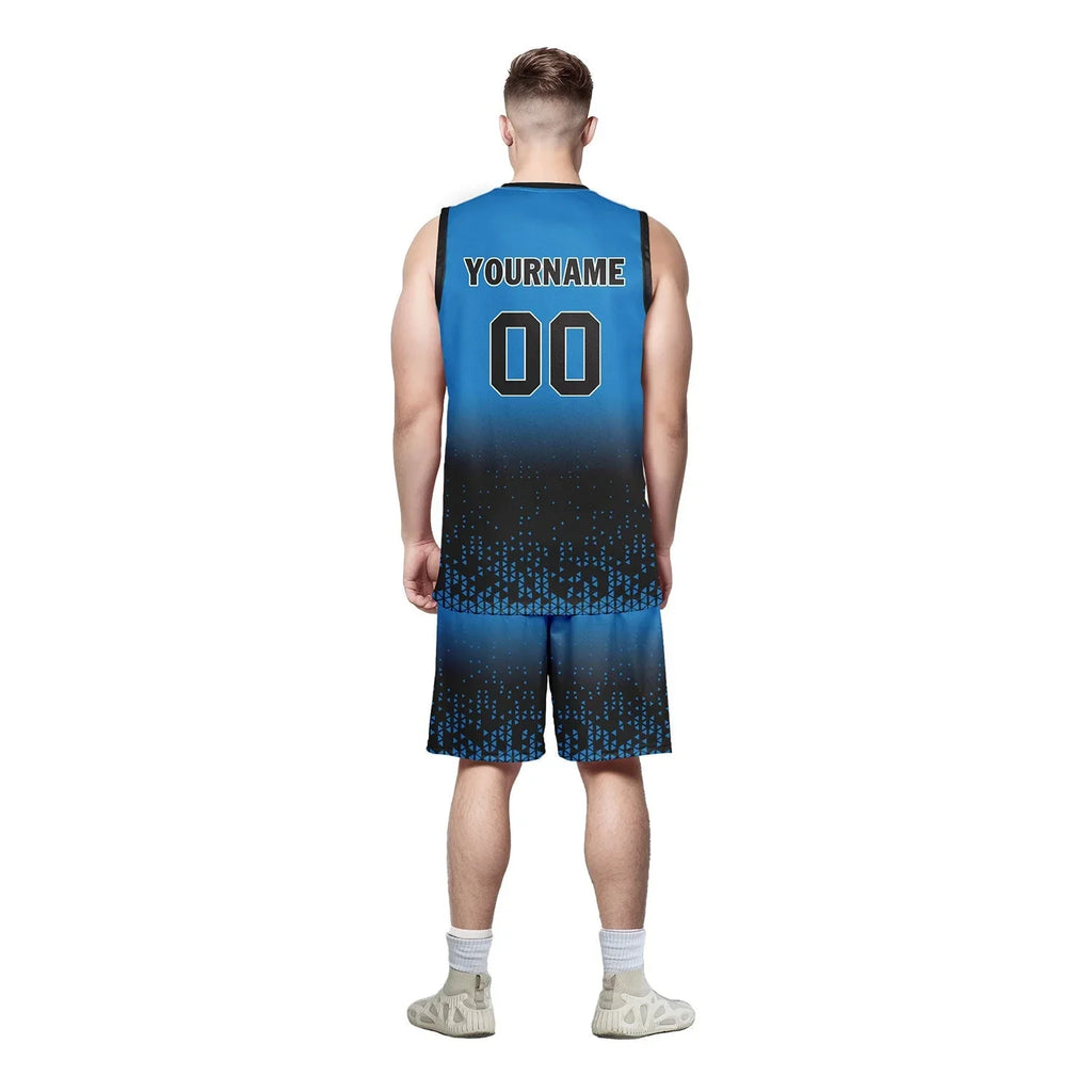 Custom Blue Black Fade Fashion Sports Uniform Basketball Jersey BBJ01-D020102-11 - Coolcustomize