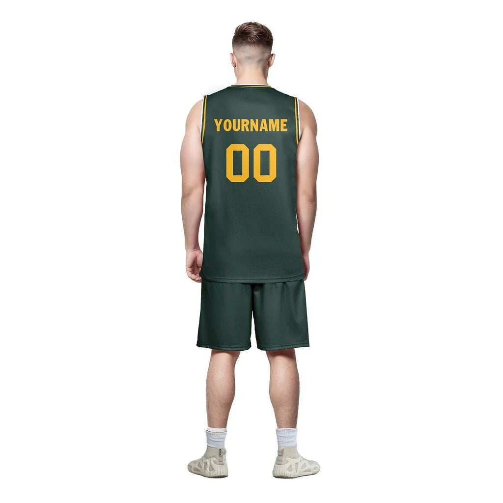 Custom Green Classic Style Sports Uniform Basketball Jersey BBJ01-D020105-10 - Coolcustomize