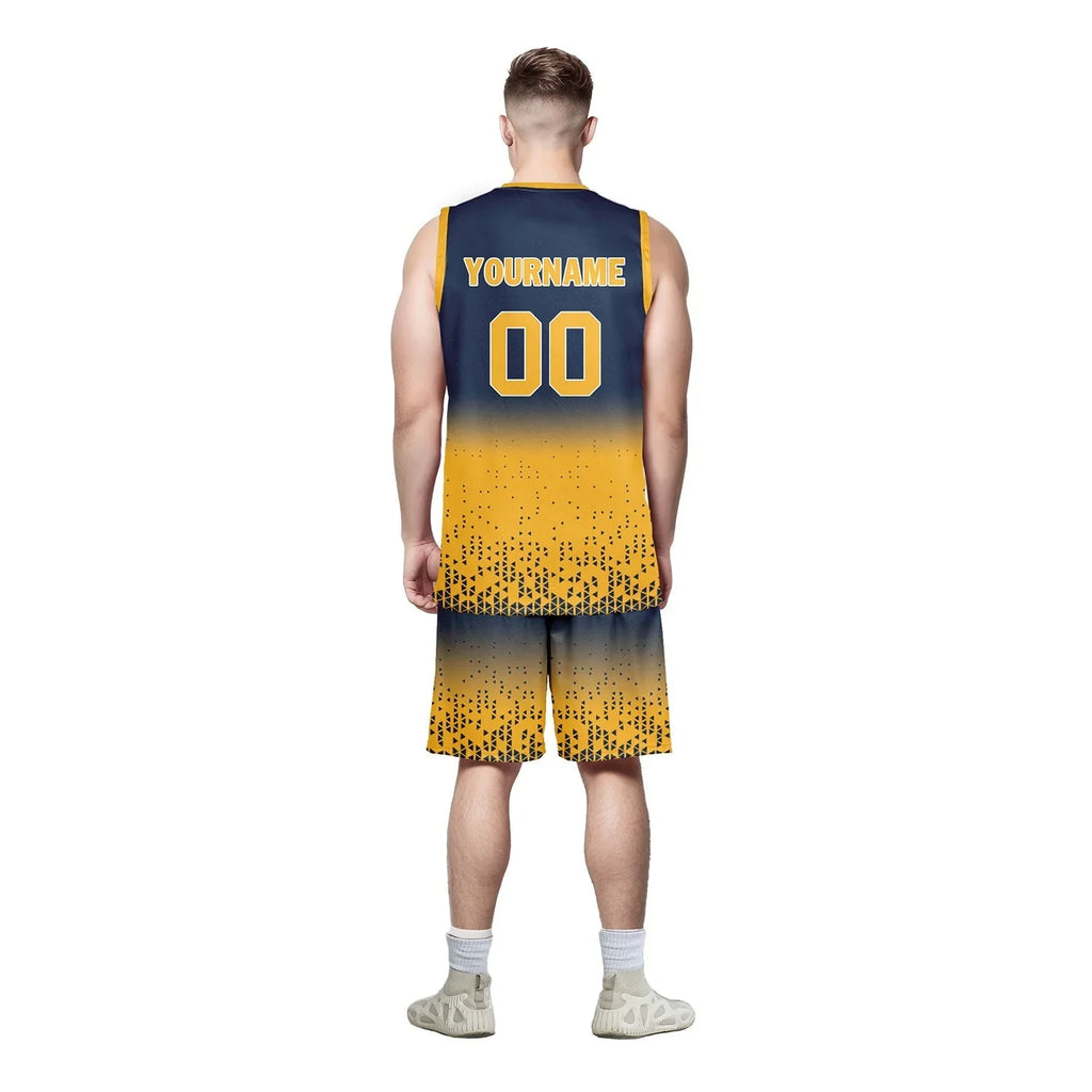 Custom Blue Yellow Fade Fashion Sports Uniform Basketball Jersey BBJ01-D020102-6 - Coolcustomize