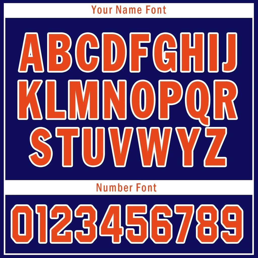 Custom Blue Orange Personalized Hockey Jersey HCKJ01-D0a700f - Coolcustomize