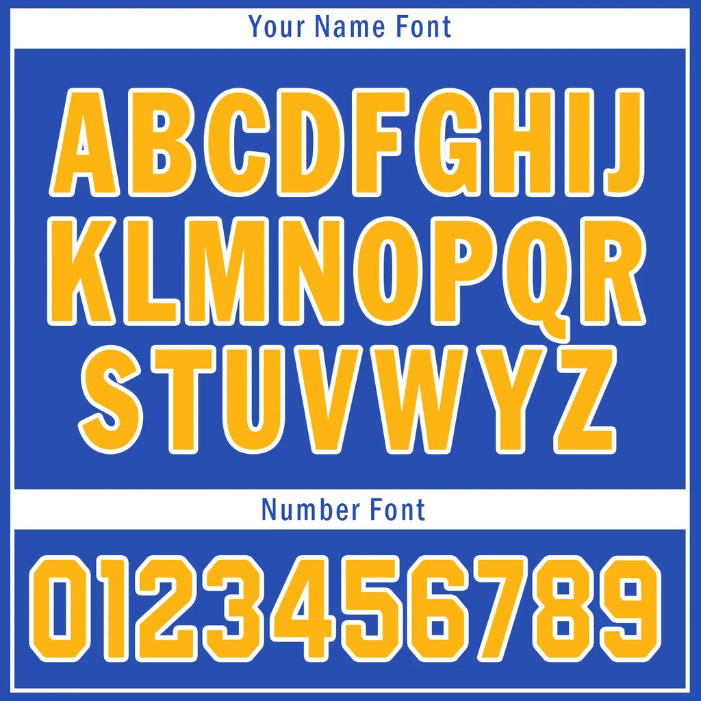 Custom Blue Yellow Personalized Hockey Jersey HCKJ01-D0a70cc - Coolcustomize