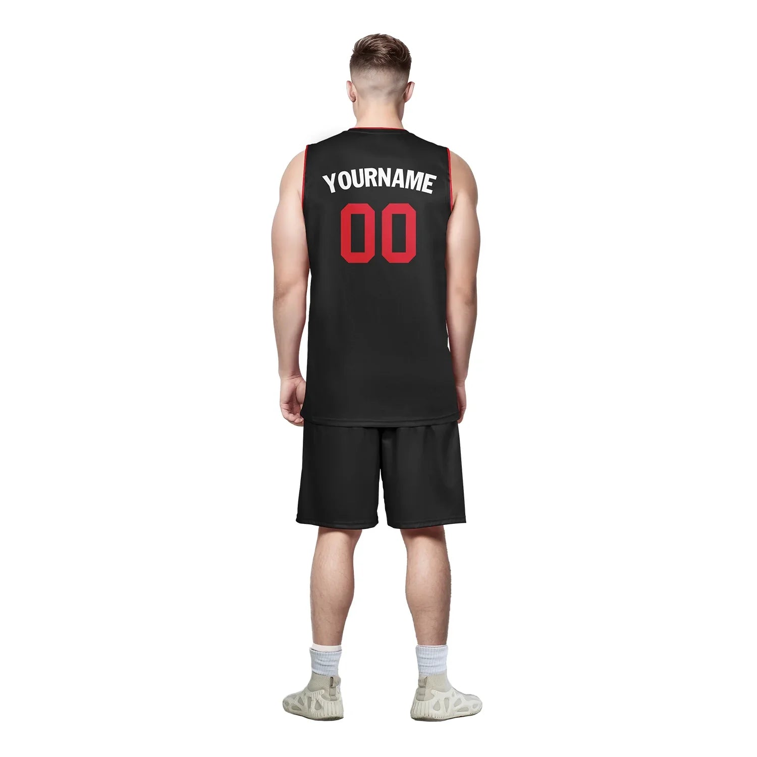 Custom Black Red Classic Style Sports Uniform Basketball Jersey BBJ01-bd0a70a8 - Coolcustomize