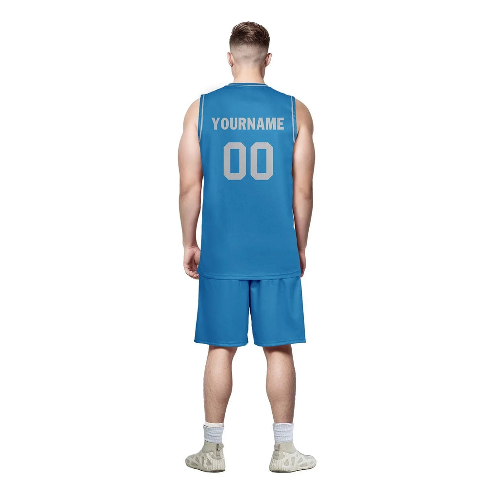 Custom Blue Classic Style Sports Uniform Basketball Jersey BBJ01-D020105-11 - Coolcustomize