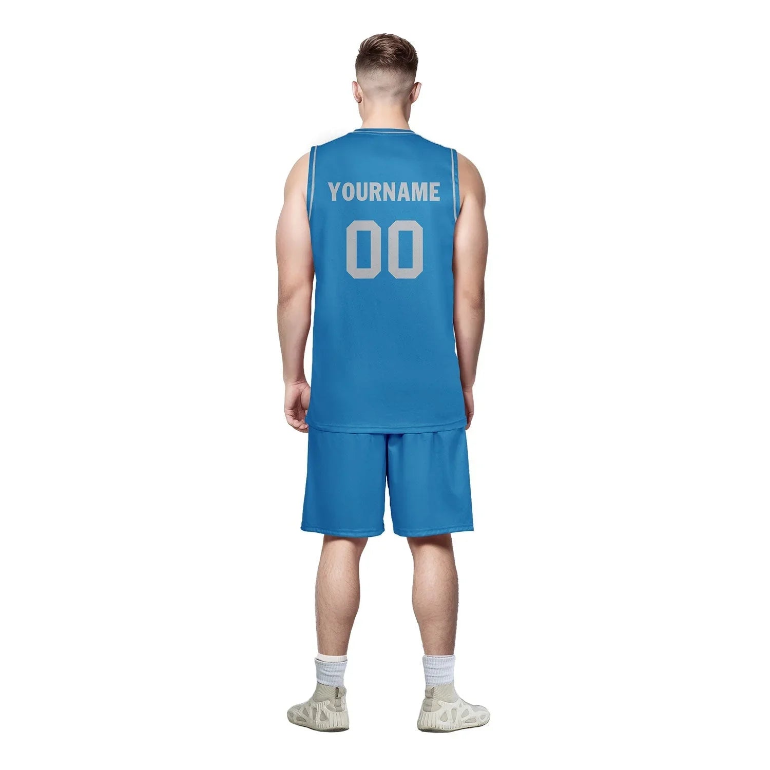 Custom Blue Classic Style Sports Uniform Basketball Jersey BBJ01-D020105-11 - Coolcustomize