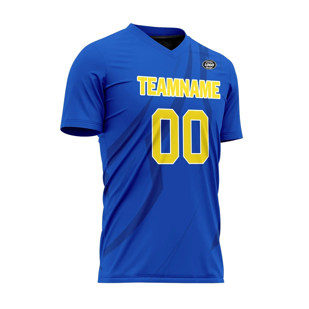 Custom Blue Soccer Sets Jersey Personalized SCJ101-D28048 - Coolcustomize
