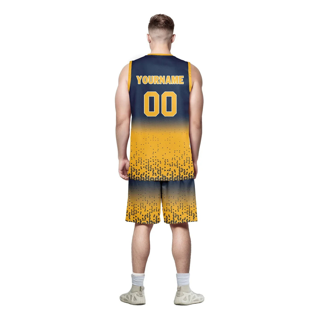 Custom Blue Yellow Fade Fashion Sports Uniform Basketball Jersey BBJ01-D020102-6 - Coolcustomize