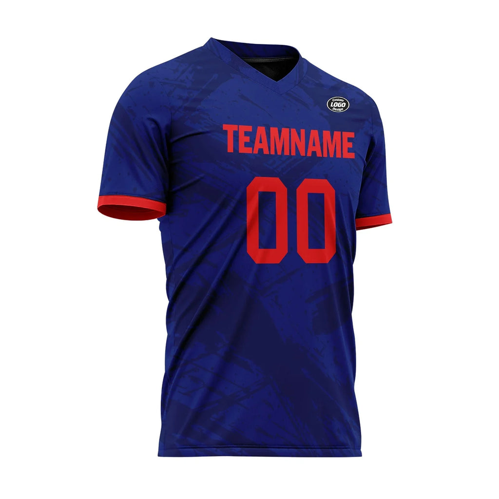 Custom Blue Soccer Sets Jersey Personalized SCJ101-D28037 - Coolcustomize
