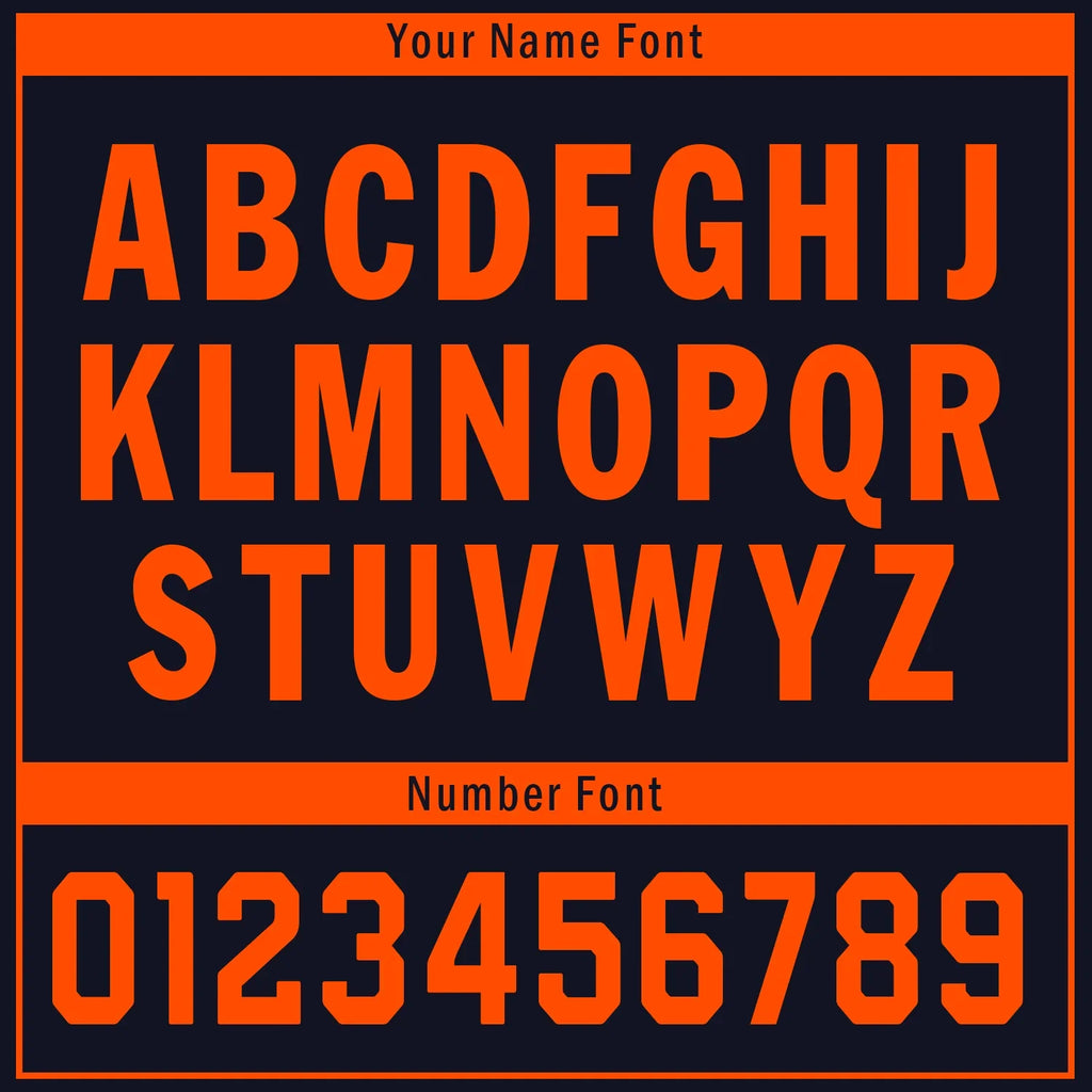 Custom Blue Orange Personalized Hockey Jersey HCKJ01-D0a70c8 - Coolcustomize
