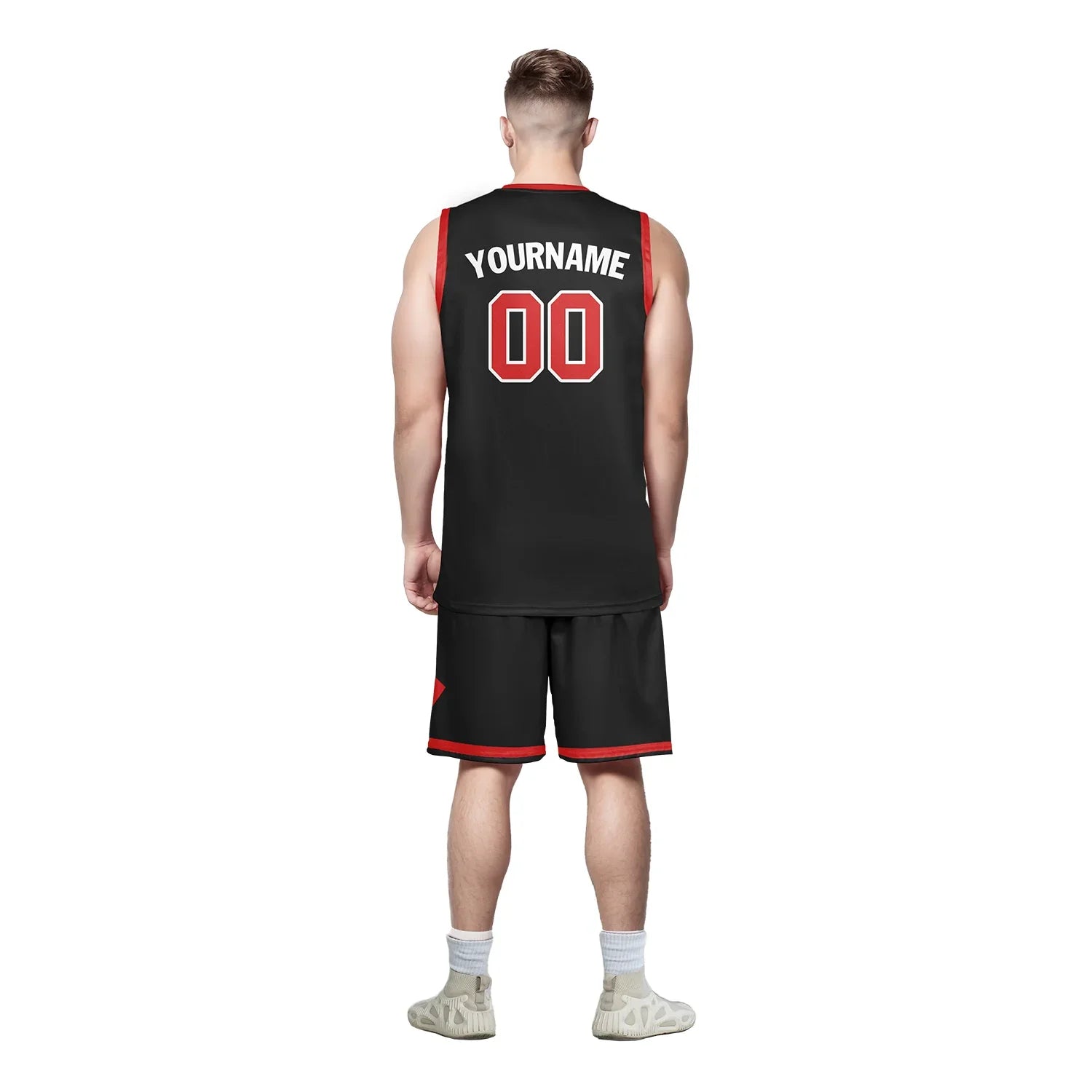 Custom Black Red Classic Style Sports Uniform Basketball Jersey BBJ01-bd0a700f - Coolcustomize