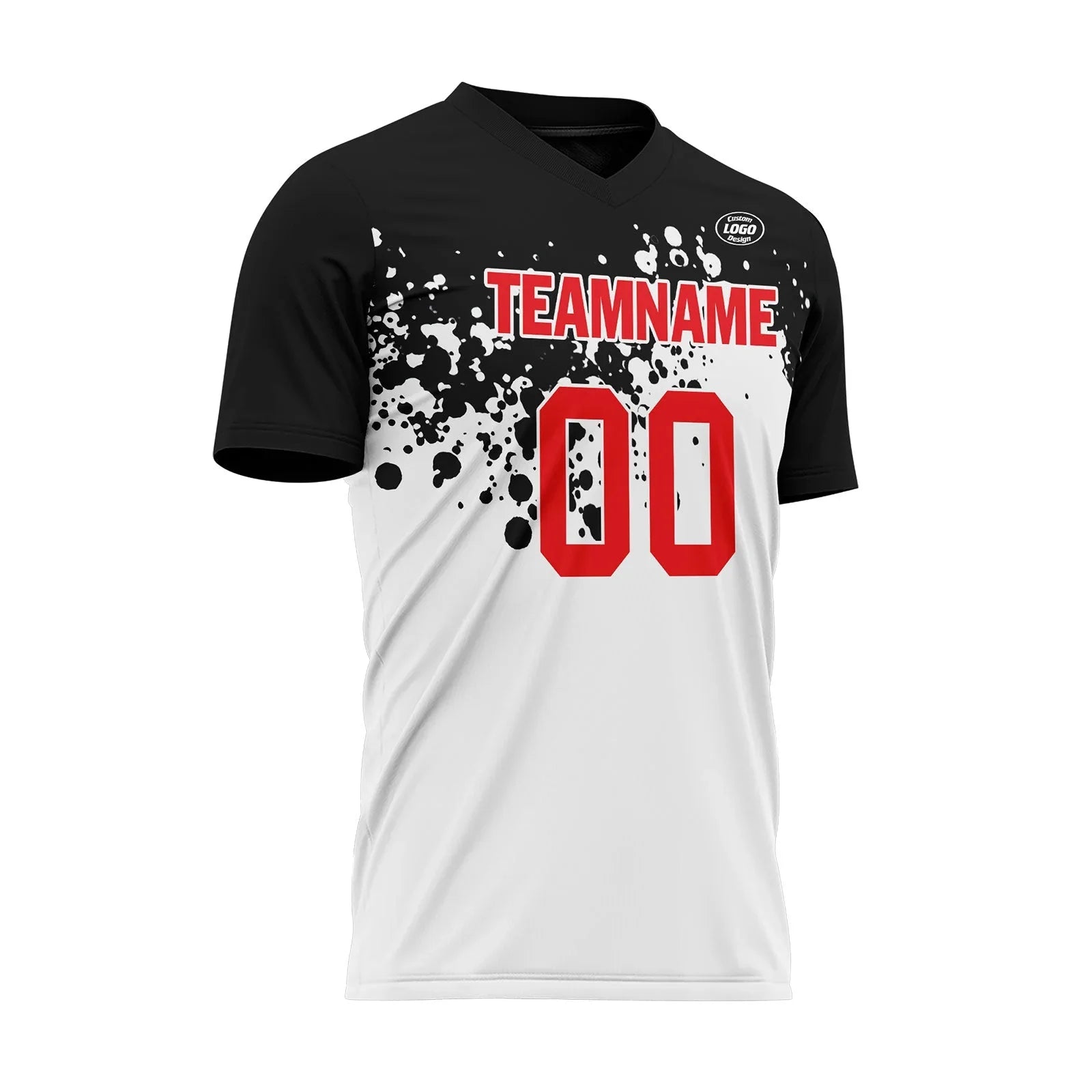 Custom Black White Soccer Sets Jersey Personalized SCJ101-D28026 - Coolcustomize