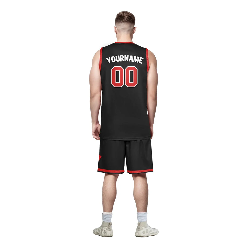 Custom Black Red Classic Style Sports Uniform Basketball Jersey BBJ01-bd0a700f - Coolcustomize