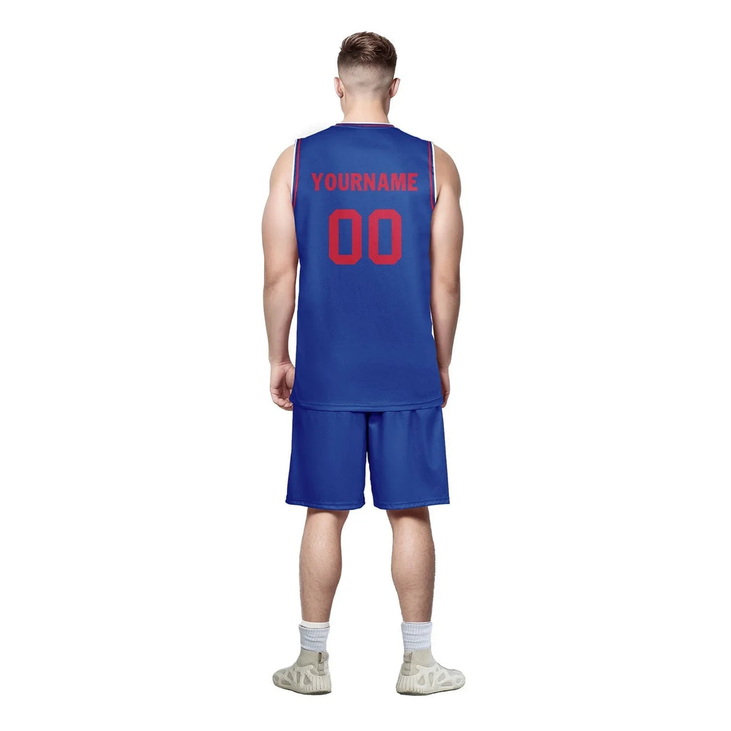 Custom Blue Classic Style Sports Uniform Basketball Jersey BBJ01-D020105-5 - Coolcustomize