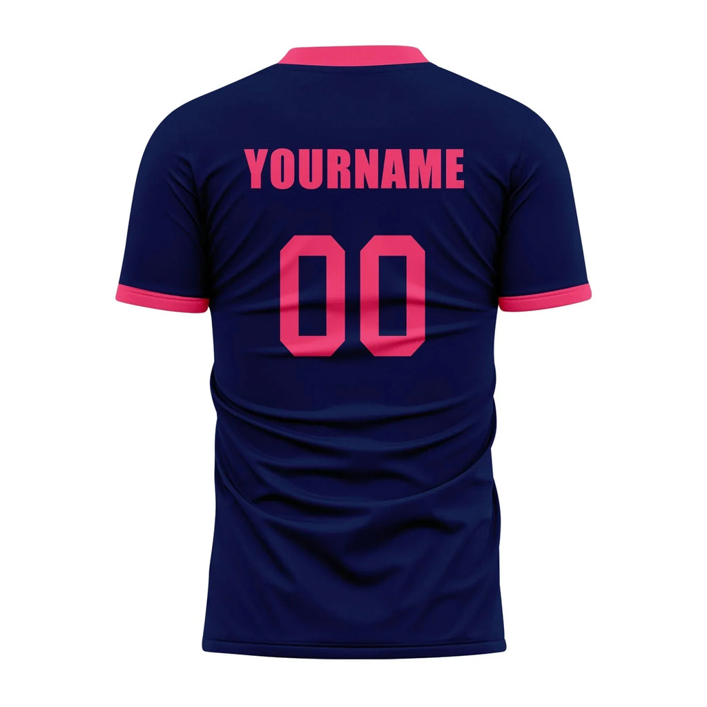 Custom Blue Pink Soccer Sets Jersey Personalized SCJ101-D020131-1 - Coolcustomize