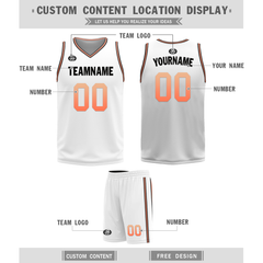 Custom Black White Classic Style Reversible Basketball Uniform Personalized COOLMAX BBJR-D017028