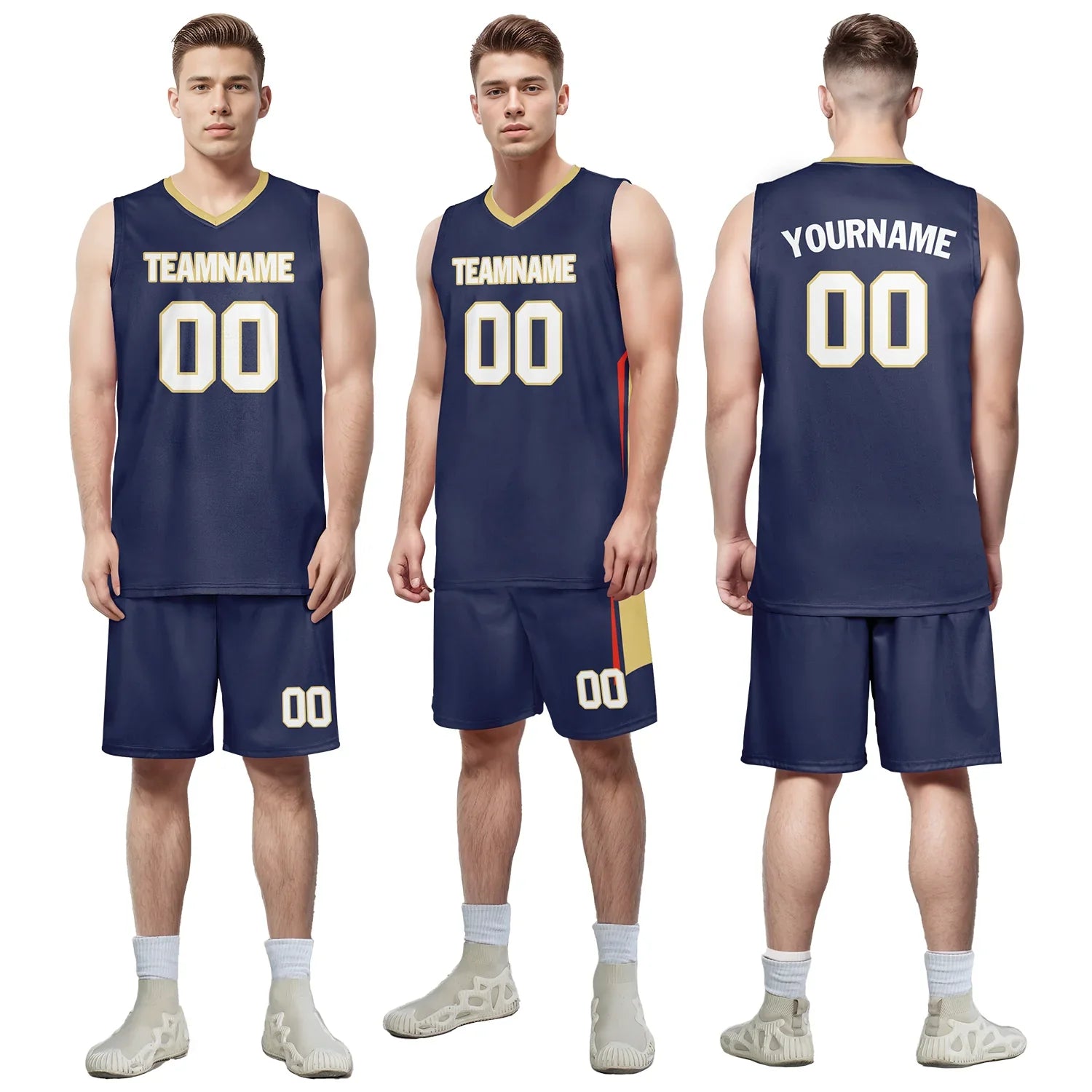 Custom Deep Blue Classic Style Sports Uniform Basketball Jersey BBJ01-bd0a70e0 - Coolcustomize