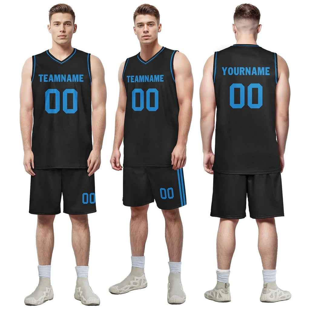Custom Black Classic Style Sports Uniform Basketball Jersey BBJ01-D020105-6 - Coolcustomize