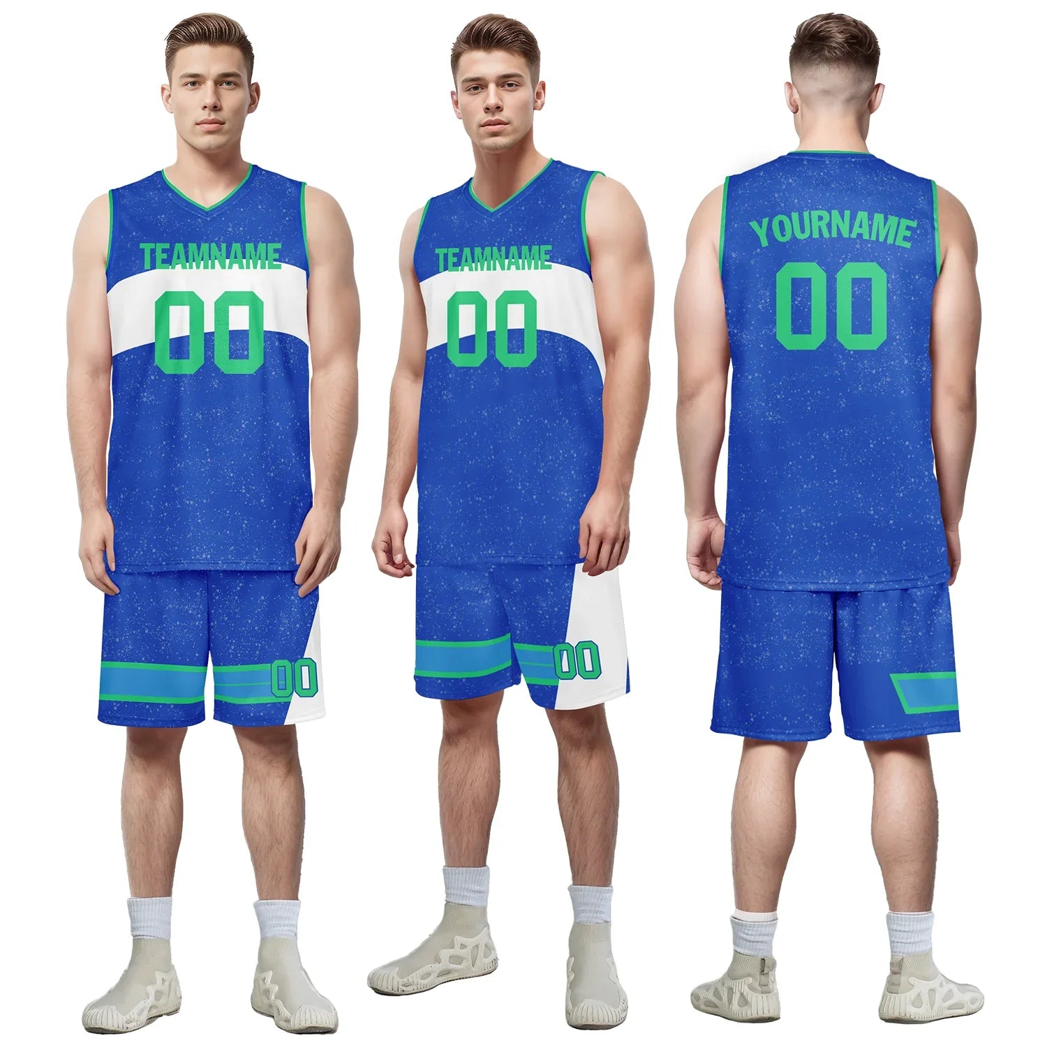 Custom Blue White Classic Style Sports Uniform Basketball Jersey BBJ01-bd0a7009 - Coolcustomize