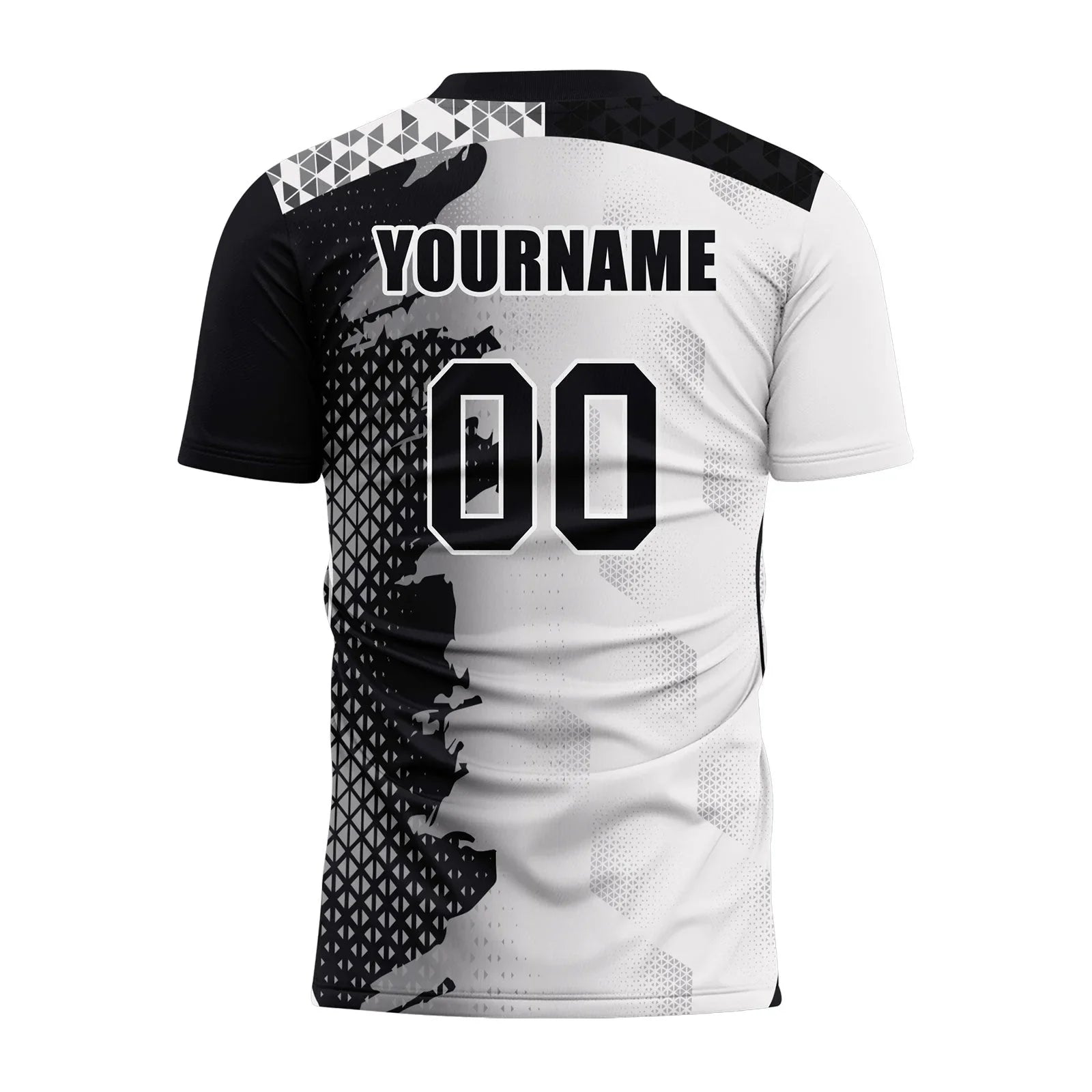 Custom Black White Soccer Sets Jersey Personalized SCJ101-D020210-2 - Coolcustomize