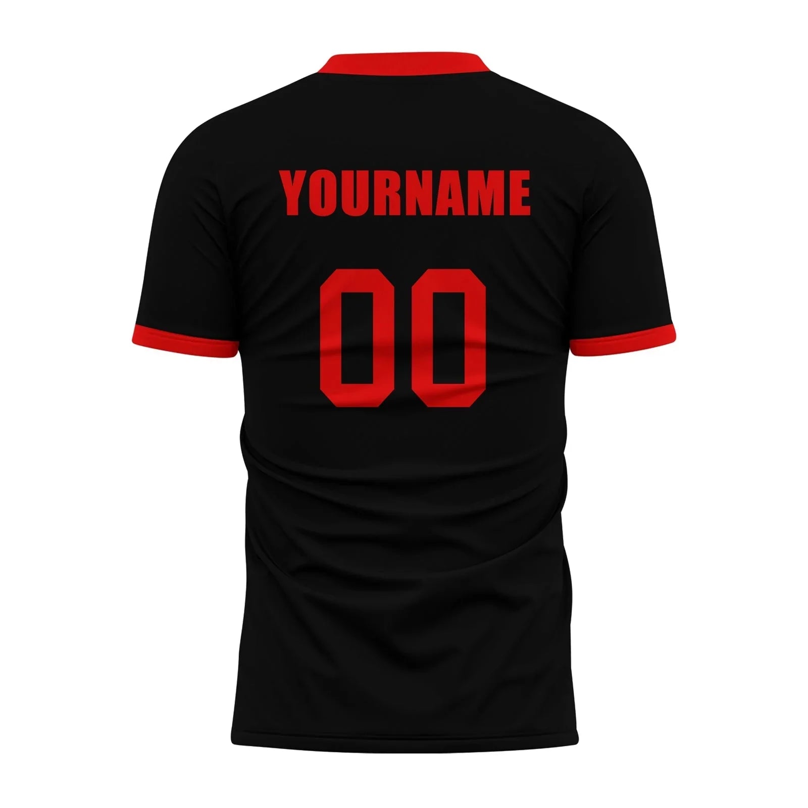 Custom Black Red Soccer Sets Jersey Personalized SCJ101-D020131-2 - Coolcustomize