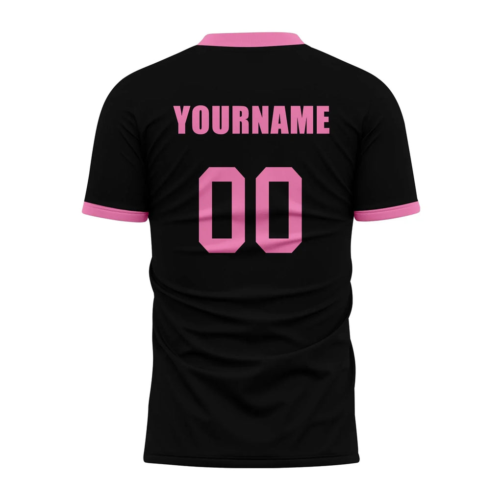 Custom Black Pink Soccer Sets Jersey Personalized SCJ101-D020131-5 - Coolcustomize