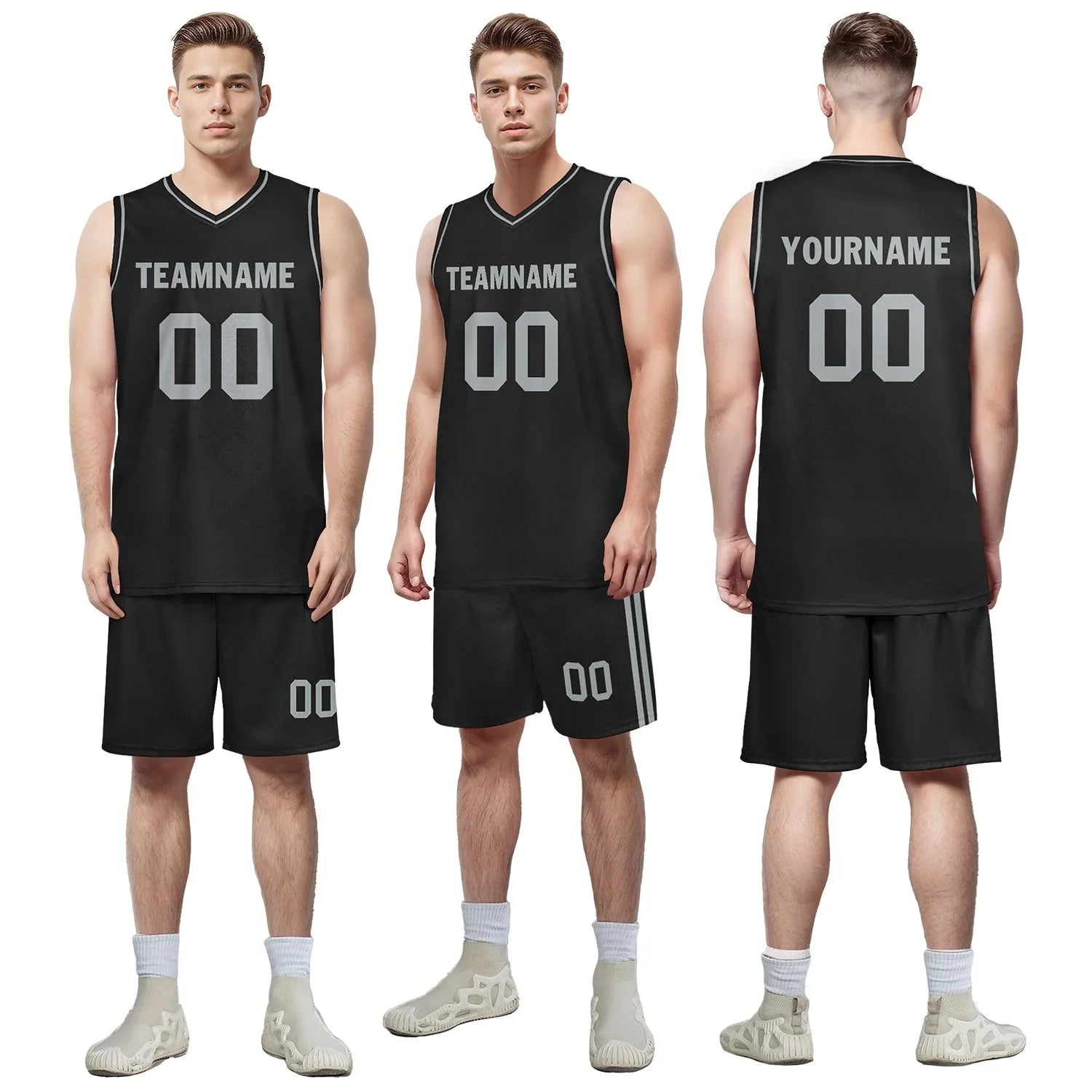 Custom Black Classic Style Sports Uniform Basketball Jersey BBJ01-D020105-18 - Coolcustomize