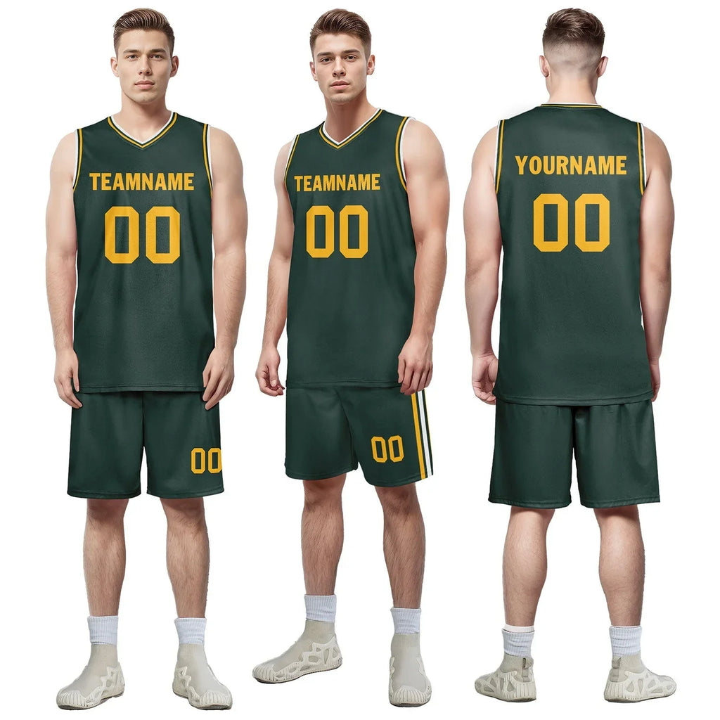 Custom Green Classic Style Sports Uniform Basketball Jersey BBJ01-D020105-10 - Coolcustomize