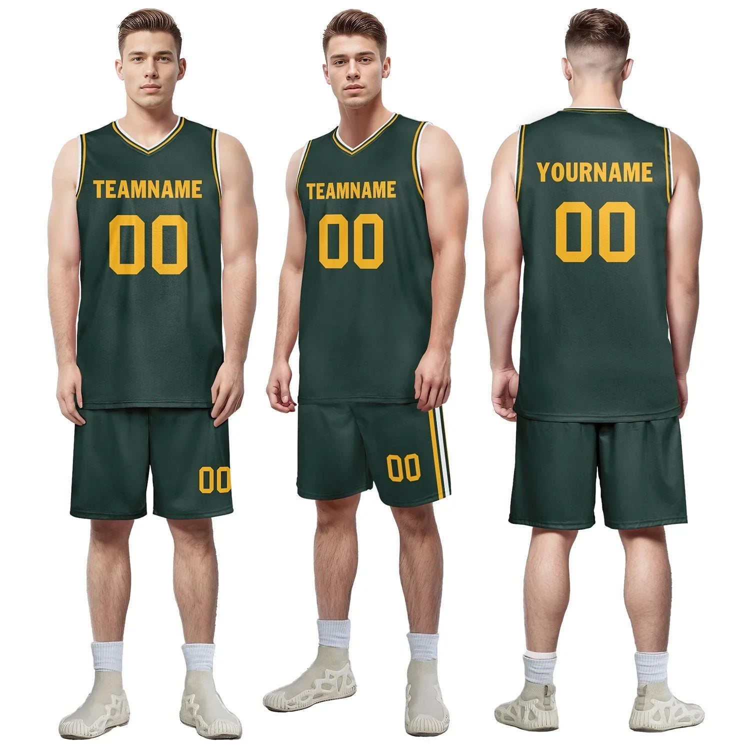 Custom Green Classic Style Sports Uniform Basketball Jersey BBJ01-D020105-10 - Coolcustomize