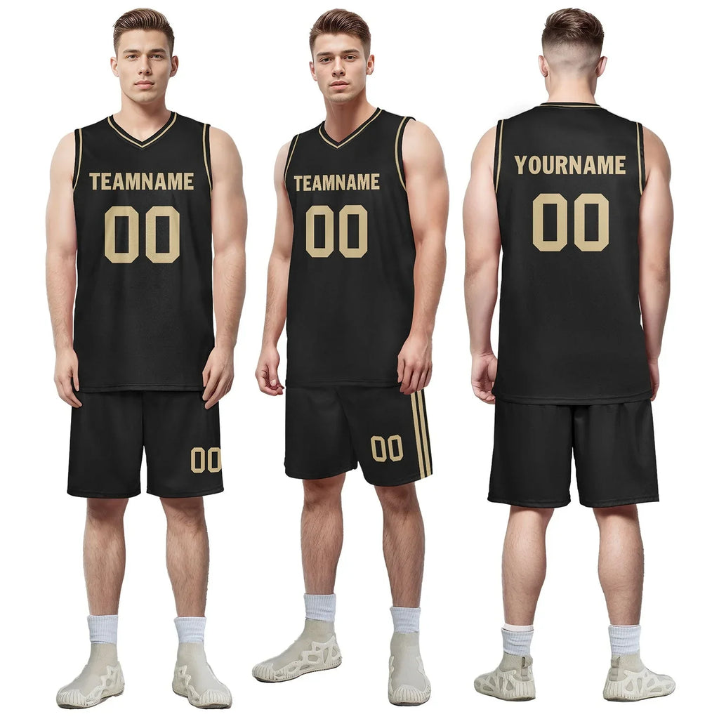 Custom Black Classic Style Sports Uniform Basketball Jersey BBJ01-D020105-17 - Coolcustomize
