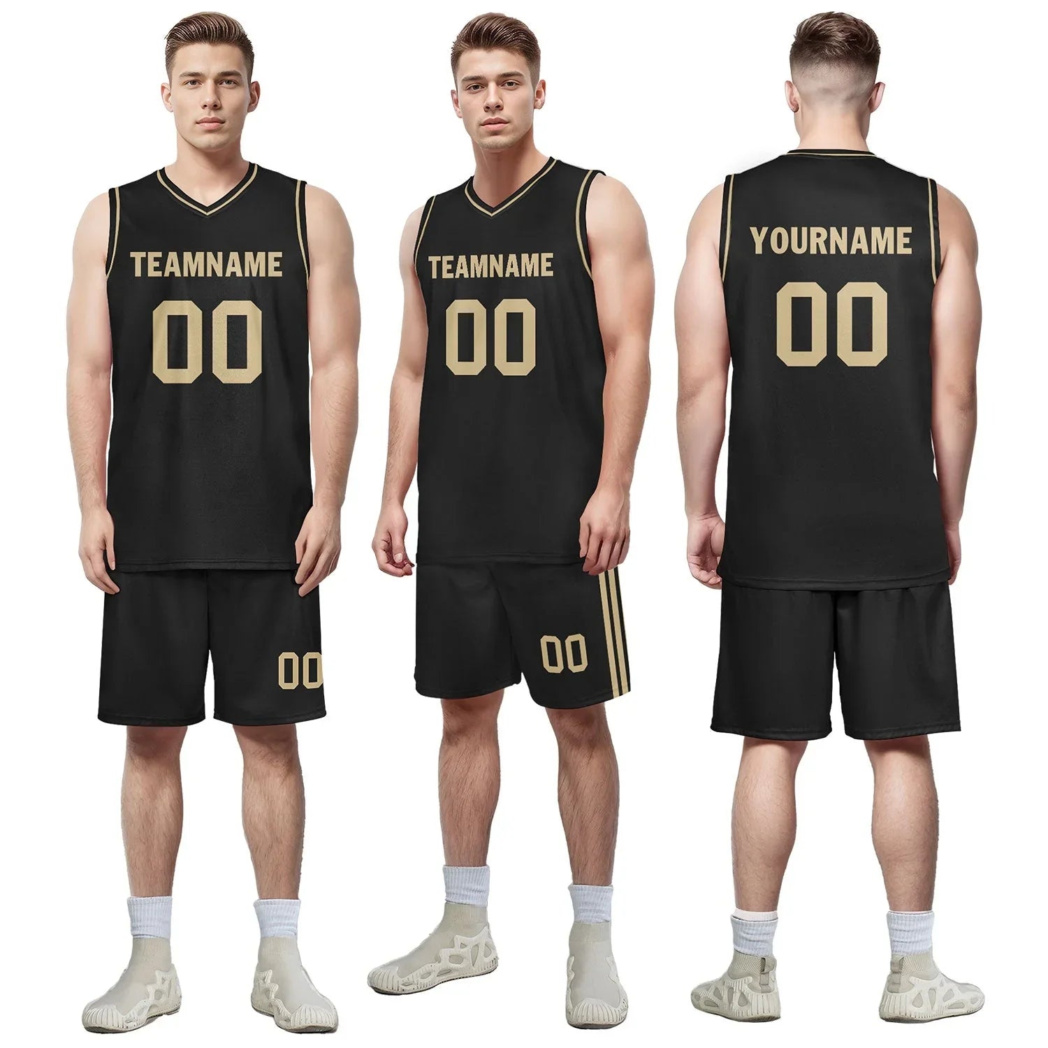 Custom Black Classic Style Sports Uniform Basketball Jersey BBJ01-D020105-17 - Coolcustomize
