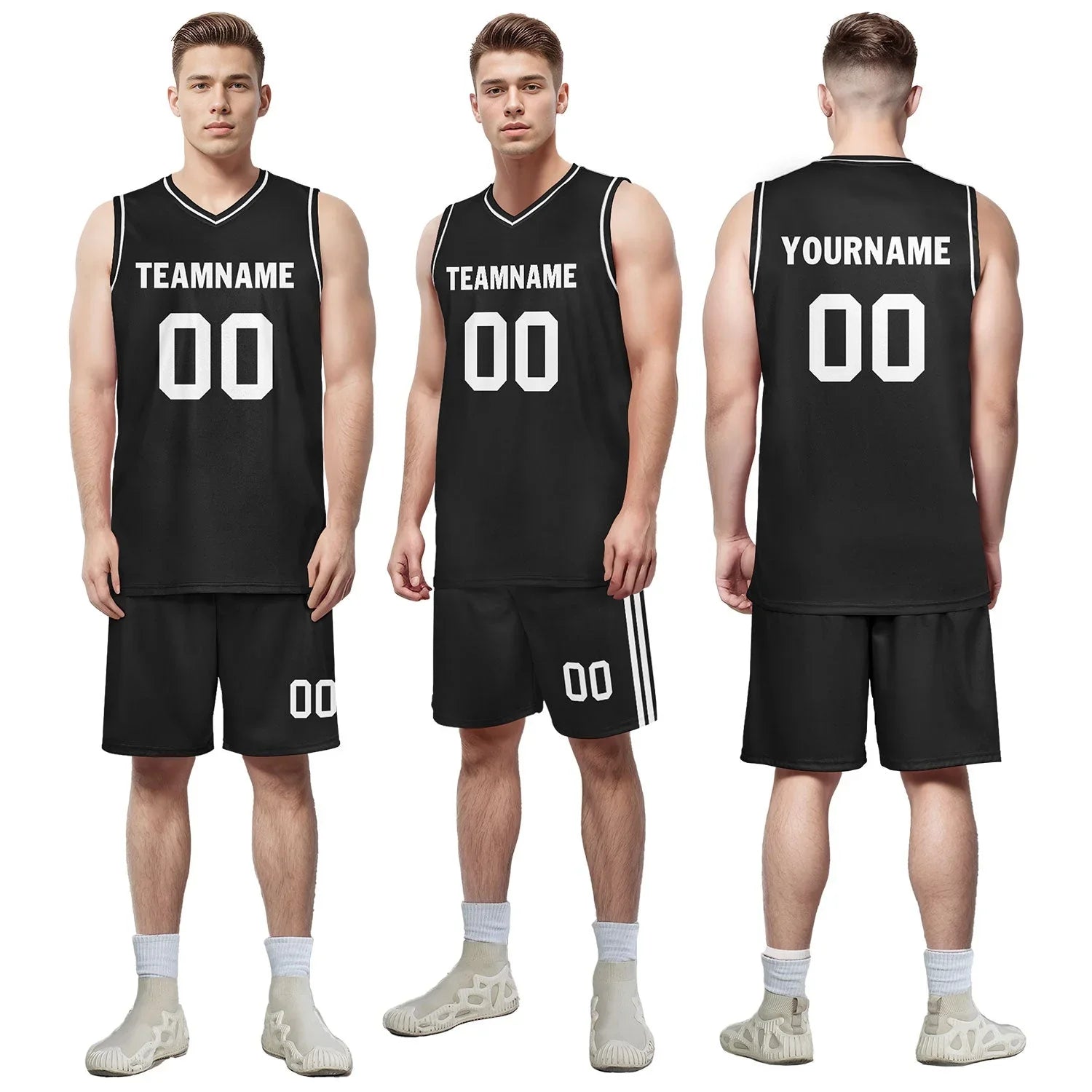 Custom Black Classic Style Sports Uniform Basketball Jersey BBJ01-D020105-19 - Coolcustomize