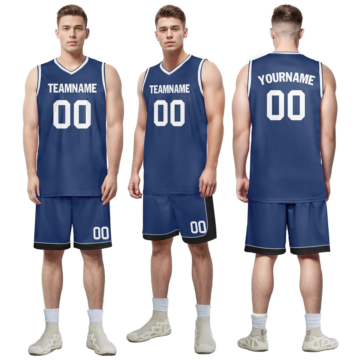 Custom Deep Blue Classic Style Sports Uniform Basketball Jersey BBJ01-bd0a70ec - Coolcustomize